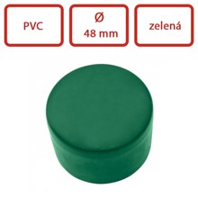 Obrázek Čepička PVC 48 mm zelená